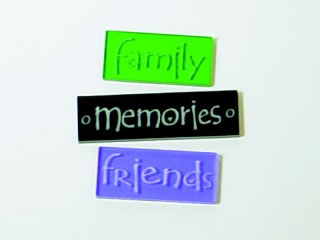 Heidi Grace Designs - spectrum pgb etched words  (sold in 3's)